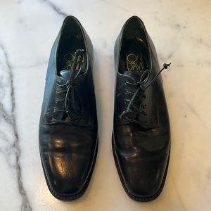 Joan and David black leather loafers. Size 7.
